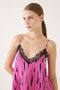 Patterned Thin Strap Blouse