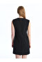 Lcw Vision Black Women's Crew Neck Straight Dress - 4