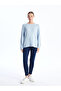 Women's Knitwear Sweater - Crew Neck, Solid Long Sleeve - 3
