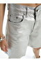 Women's Standard Fit Straight Metallic Shorts - 5
