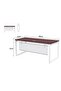 Vorm 136-18 Apple Cherry Modern Workstation without Drawer - 5
