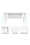 Bentuk 139-12 white Modern Workstation without drawer - 3