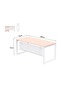 Vorm 136-18 oak Modern Workstation without Drawer - 5