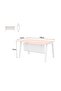 Bentuk 139-14 oak Modern Workstation without drawer - 5