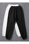 Black and White Cotton Thick Sweatpants 2 Pack - 2