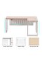 Vorm 136-18L oak Modern Workstation without Drawer - 3