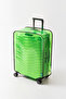 Transparent Suitcase Cover and Suitcase Protective Case * Neon Color Pvc * Green