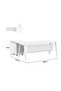 Bentuk 139-18L White Modern Workstation - 5
