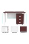 Bentuk 139-18 Apple Cherry Modern Workstation - 3