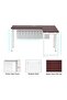 Figura 72-14L Apple Cherry Modern Workstation without Drawer - 3