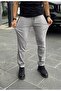 Men's Slim Fit Trousers-1517- Gray - 4