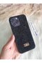 Luxury Branded Swrovski Case with Stone Compatible with iPhone 15 Pro Max - 3