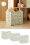 3 Pieces Dinosaur Kids Room Toy Organizer Storage Box 33X30X33
