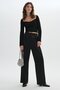 Black Long Sleeve Knitwear Sweater - 3