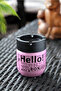 (2 Pieces) Fireproof Non-Stick Metal Chamber Hello Patterned Glass Ashtray |   425Cc Patterned Glass Odorless Ashtray - 4