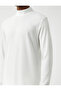 High Collar Basic Sweater - 5