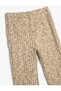 Spanish Leg Sweatpants Ribbed Waist Elastic - 3