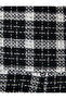 Tweed Pleated Mini Skirt Slim Fit - 6