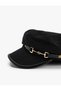 Cap Hat with Buckle Detail - 3