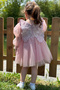 Girls Baby Girls Kids Birthday Party Wedding Dress Tulle Tutu Lined Children's Clothing Baby Wear Dress - 4