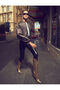 Faux Leather Skinny Trousers - Stylish and Comfortable Design
