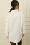 Sleeve Folded Jewelled Shirt - 4