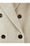 Stitched Coat Double Breasted Closure Buttoned with Pockets - 8