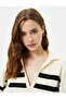 Oversize Knitwear Sweater Polo Neck Viscose Blended