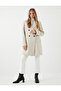 Stitched Coat Double Breasted Closure Buttoned with Pockets - 2