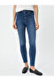 4wal40046md Drk Dark Indigo Women's Cotton Denim Trousers - 3