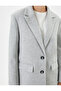 Blazer Jacket Buttoned Flap Pocket - 5