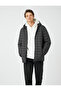 Puffer Jacket Seasonal Hooded Zip-Up with Pocket Detail