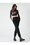 Jogger Sweatpants High Waist Pocket Detailed