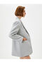 Blazer Jacket Buttoned Flap Pocket