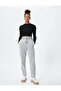 Elastic Waist Jeans High Waist - Baggy Jeans - 2