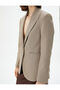 Blazer Jacket Single Button Flannel Pocket - 5