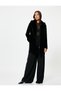 Plush Coat with Zipper and Removable Faux Fur Pocket - 2