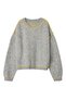 long-sleeved knitted sweater - 2