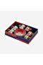 Butterfly Walley Red White Porcelain Coffee Cup Set 90 ml