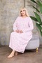 Large Size Loose Fit Winter Fleece-Lined Cotton Mother's Nightgown (Suitable up to 130 Kilos) - 3