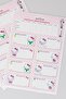 New Season Licensed Hello Kitty with Decomus 24 School Labels - 4