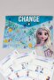 Dekomus Licensed Elsa 12-Piece Stationery Set, Sticker File, School Label, Eraser Pencil - 4