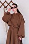 Milky Brown 3 Yarn Sweat & Skirt Set - 4