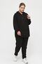 Plus Size Set Elastic-Waist Comfort Model Hooded Zip-Up Pocketed Sport Daily Tracksuit Set - 6