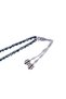 Bjk Logo Faceted Hematite Natural Stone Metallic Gray Metal Tassel Gift Boxed Rosary - 6
