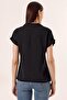 Polo Neck Double Sleeve Ayrobin Blouse - 5