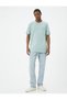 Pocket Detailed Short Sleeve Crew Neck Cotton T-Shirt - 2