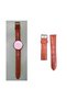 R4102W Leather Strap - Tan - White - 22mm - 3