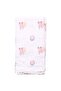 Ecru Pink Purple - Unisex Muslin Blanket with Hedgehog and Fox Pattern 80X90 - 2