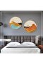Metal Framed Real Glass Round Table Norela Set of 2